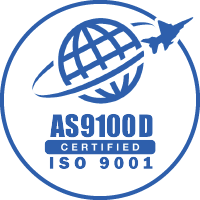 Certified AS9100D ISO 9001